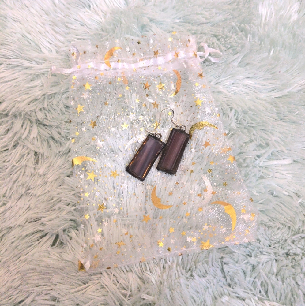 Stained Glass Earrings | Handmade! - Picture 6 of 9